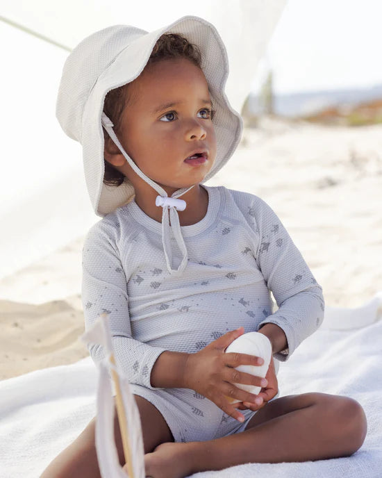 Quincy Mae Finn Rashguard &amp; Short Set - Fish