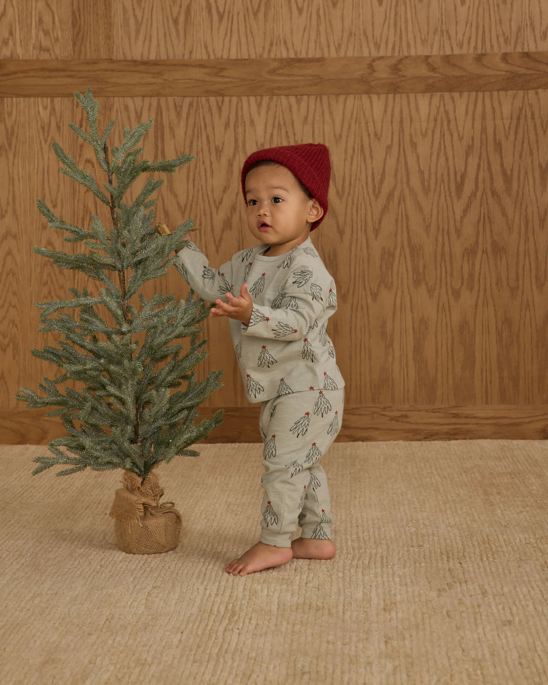 Rylee &amp; Cru Long Sleeve Tee &amp; Pant Set - Trees