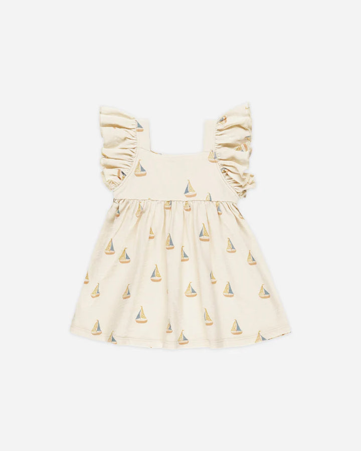 Rylee &amp; Cru Mariposa Dress - Sailboats