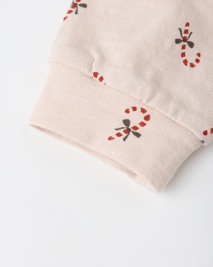 Rylee &amp; Cru Long Sleeve Tee &amp; Pant Set - Candy Canes