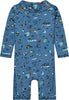 Color Kids - Raglan Swimsuit Coronet Blue