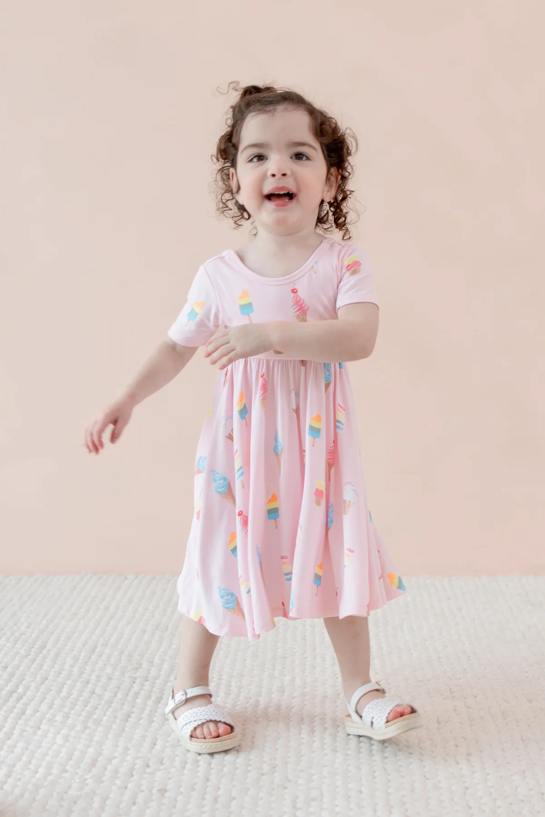 Kyte Baby Twirl Dress - Sakura Ice Cream
