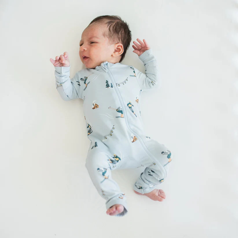 Kyte Baby Zippered Romper - Ski