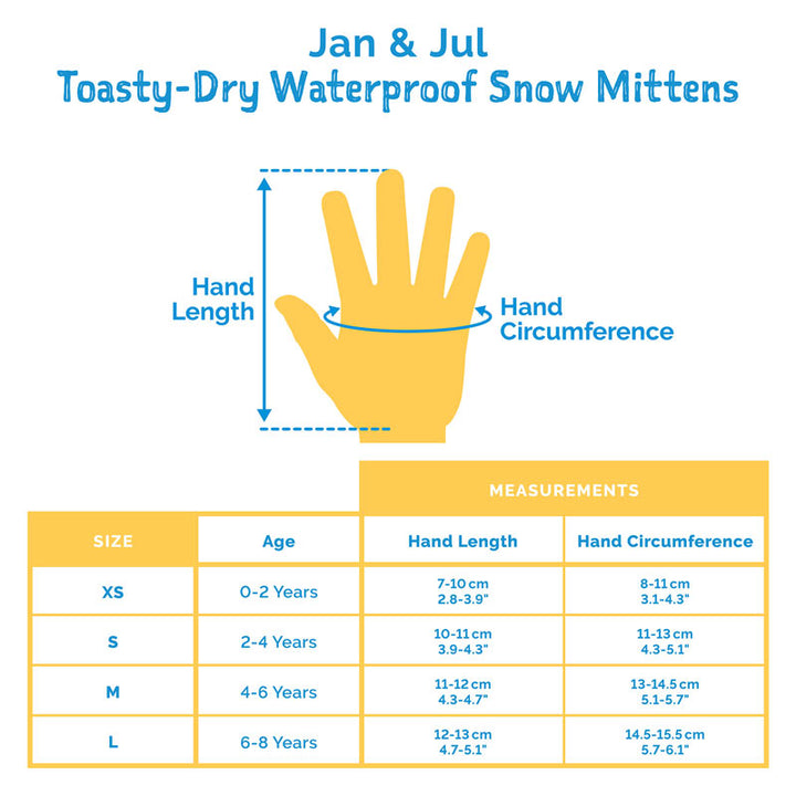Jan &amp; Jul Toasty-Dry Waterproof Snow Mitten - Nebula Blue