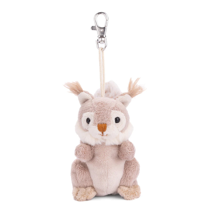 Bukowski Bears Bag Charm - Wiggles Squirrel - Gray