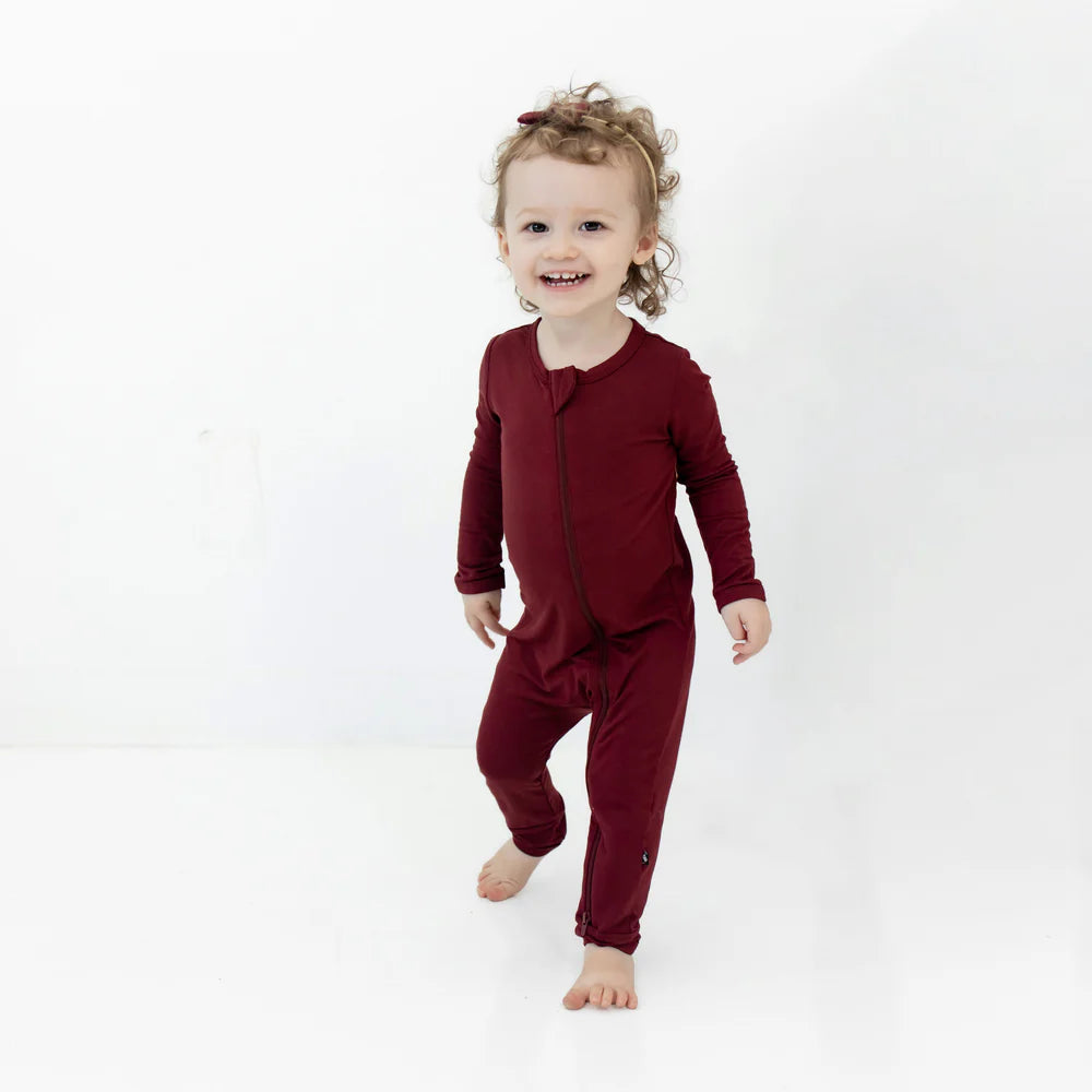 Kyte Baby Nylon Bow - Burgundy