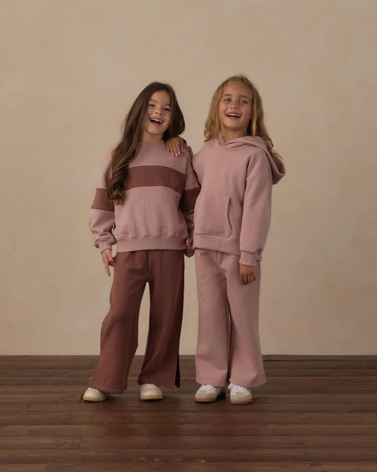 Rylee and Cru Sweatpants - Rosewood