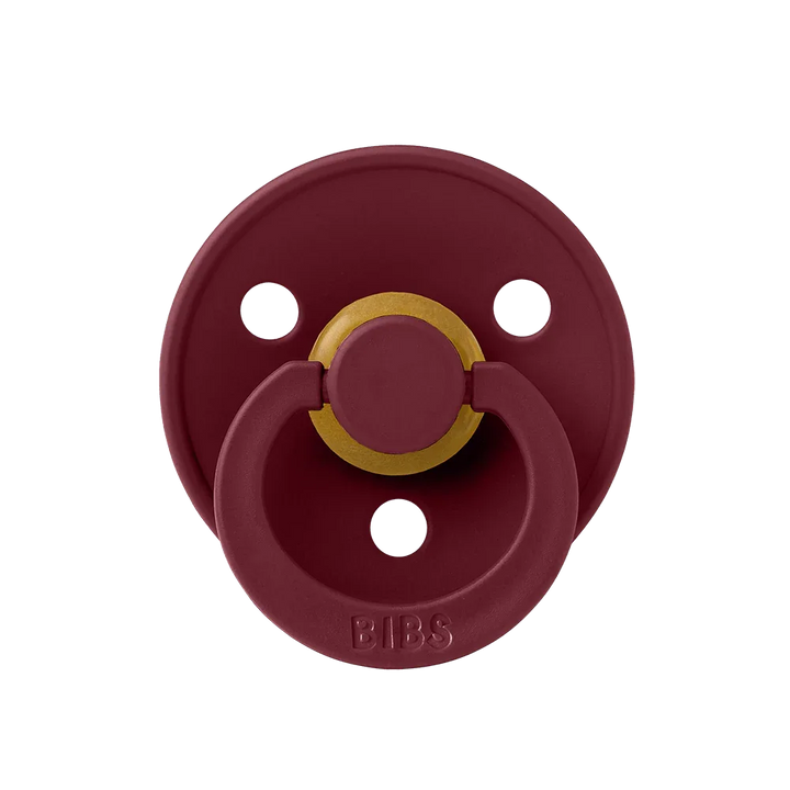 BIBS Round Colour Pacifiers - Size 2 (6-18m)
