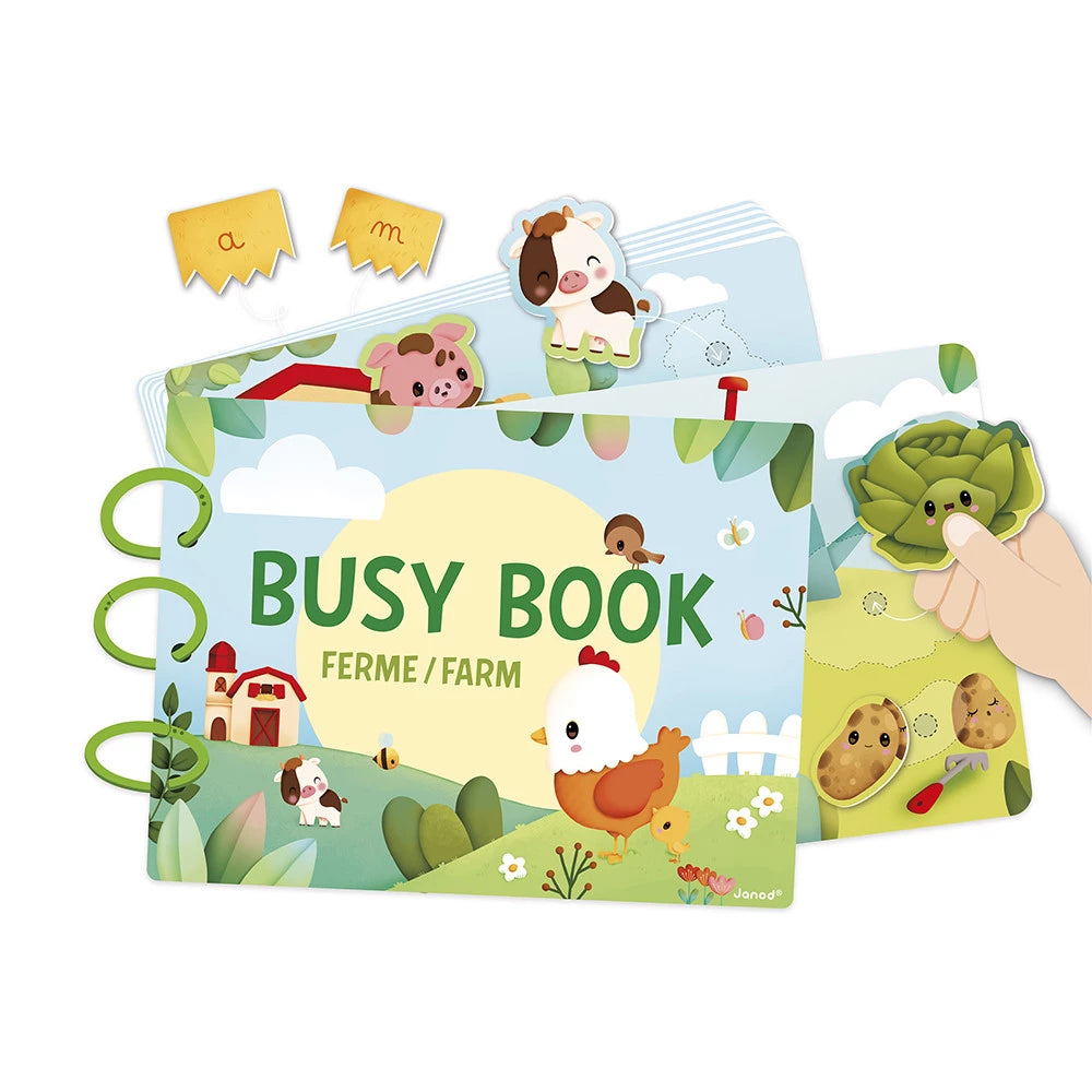 Janod Busy-book Cardboard - Farm