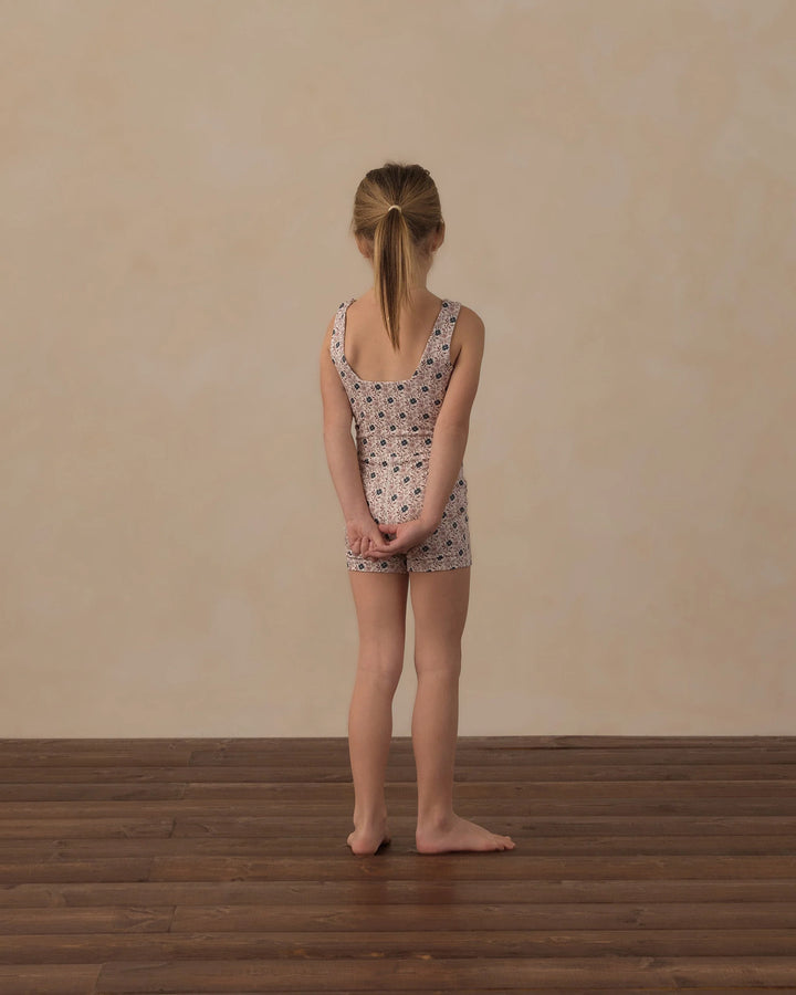 Rylee and Cru Malibu Bodysuit - Blue Primrose