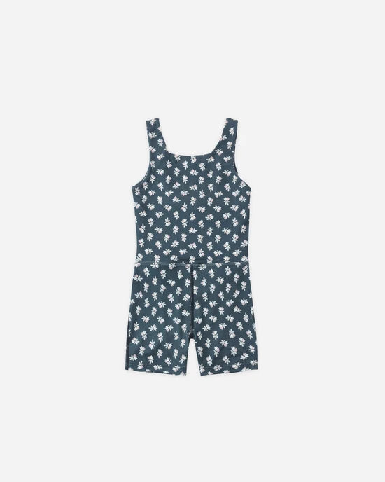 Rylee and Cru Malibu Bodysuit - Blue Blooms