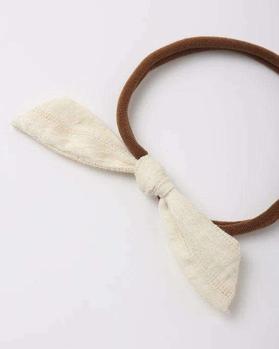 Rylee &amp; Cru Little Knot HEadband - Ivory