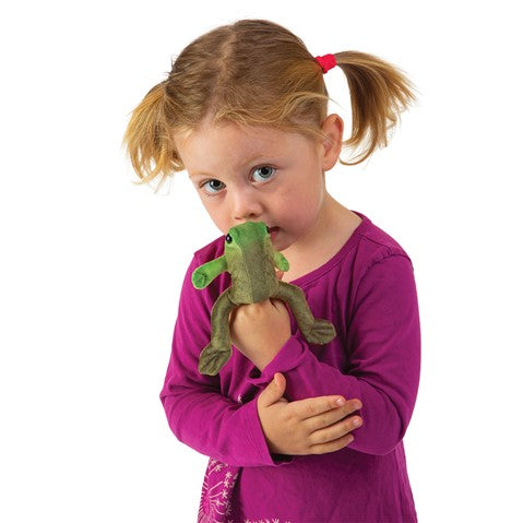 Folkmanis Finger Puppet - Mini Sitting Frog