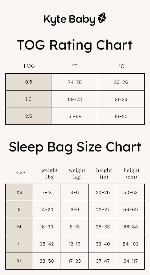 Kyte Baby 2.5 TOG Sleep Bag - Oat