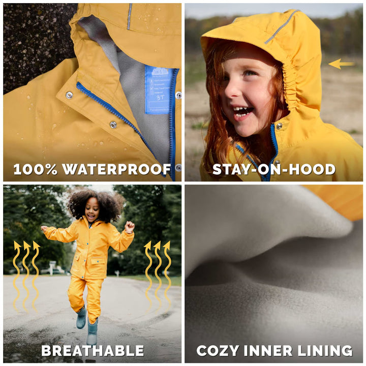 Jan &amp; Jul Cozy Dry Rain Jacket - Dark Spruce