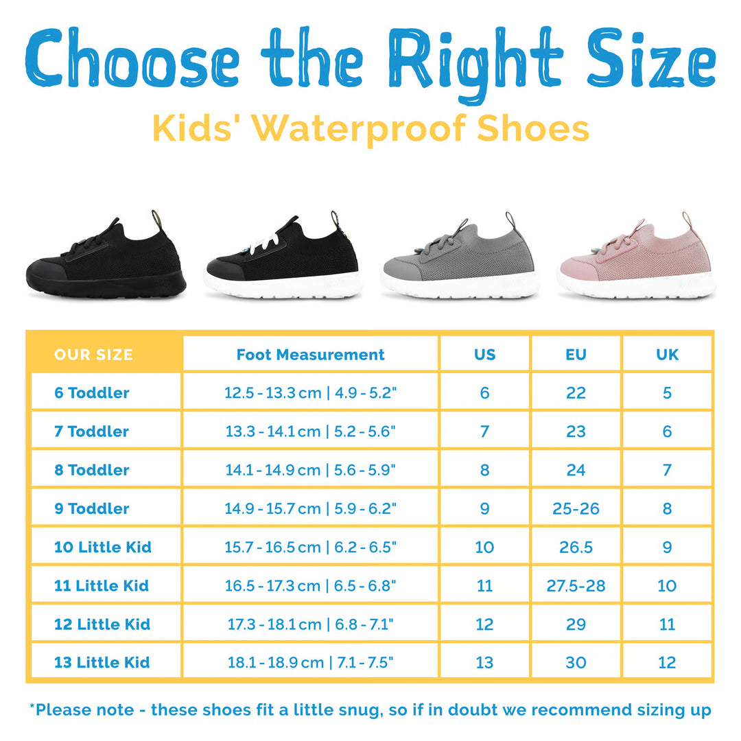 Jan &amp; Jul Rainrunners Waterproof Sneakers - Jet Black