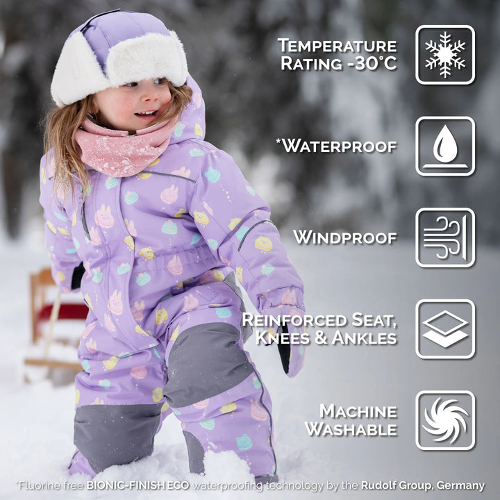Jan &amp; Jul Toasty-Dry SNow Suit - Macarons