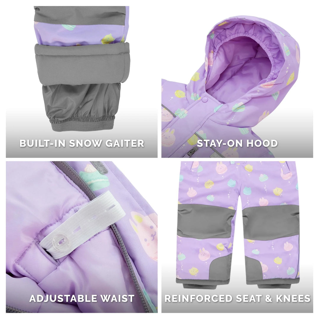 Jan &amp; Jul Toasty-Dry SNow Suit - Macarons