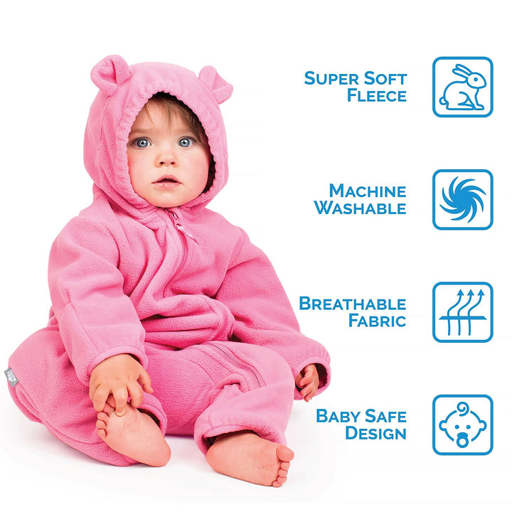 Jan &amp; Jul Fleece Suit -Dusty Pink