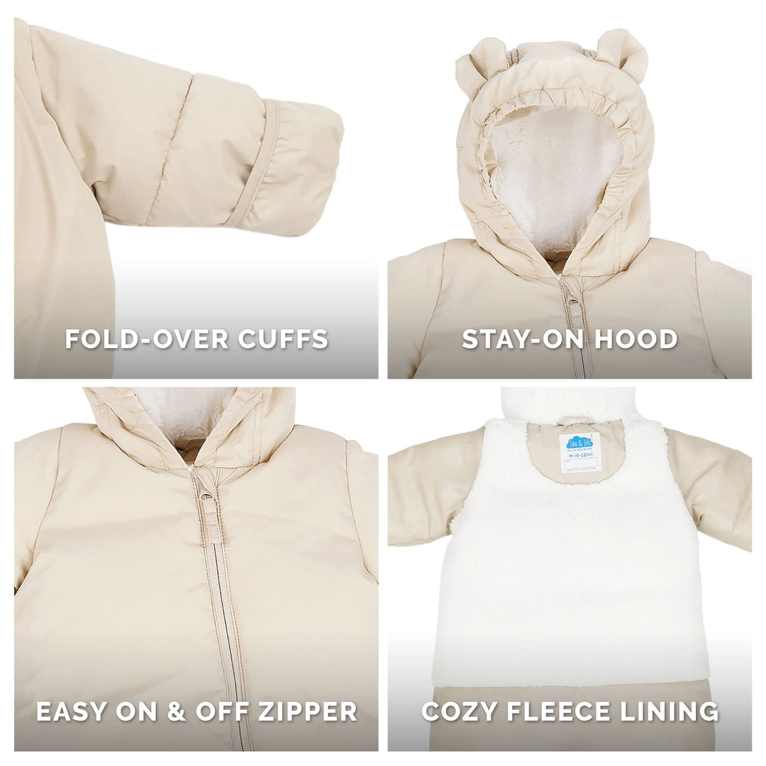 Jan &amp; Jul Toasty Dry Puffy Bunting Suit - Dark Spruce