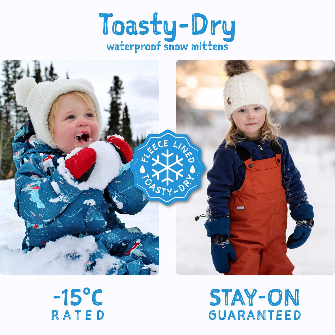 Jan &amp; Jul Toasty-Dry Waterproof Snow Mittens - Lavender