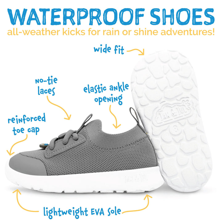 Jan &amp; Jul Rainrunners Waterproof Sneakers - Jet Black