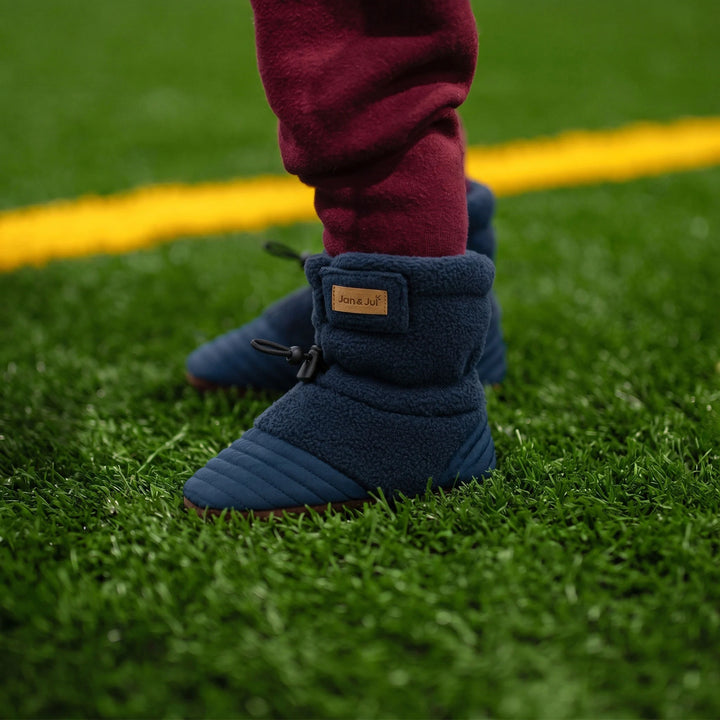 Jan &amp; Jul Stay-Put Cozy Booties - Dark Navy