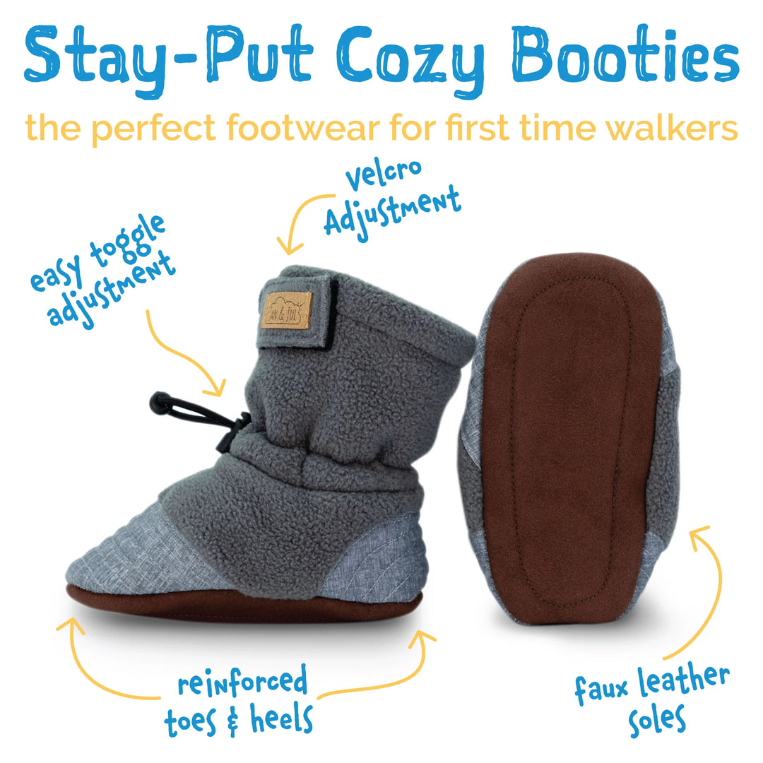 Jan &amp; Jul Stay-Put Cozy Booties - Lavender
