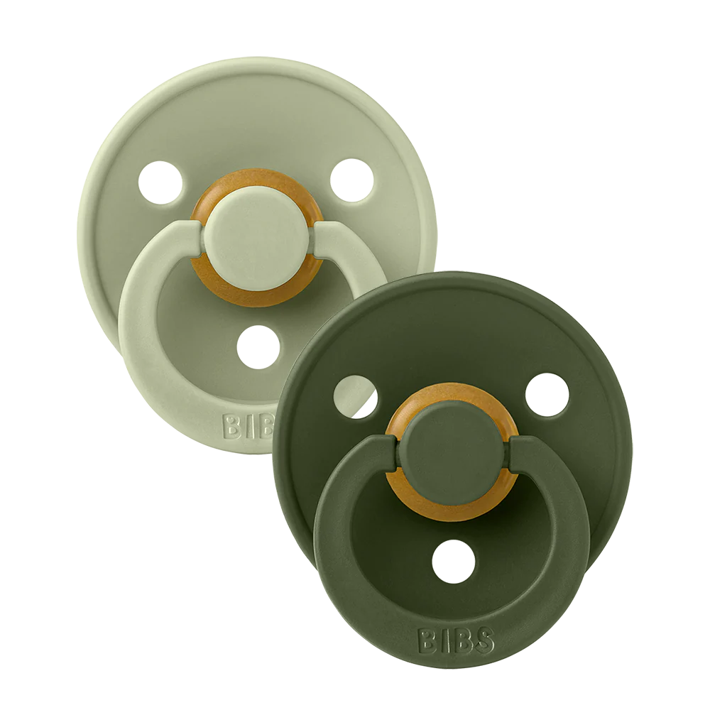 BIBS Round Colour Pacifiers - Size 3 (18+m)