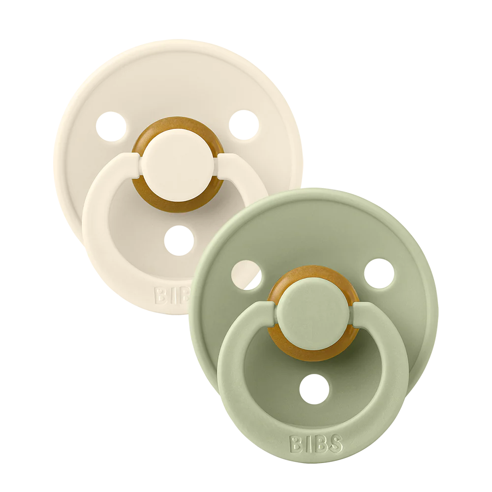 BIBS Round Colour Pacifiers - Size 3 (18+m)