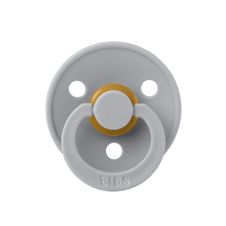 BIBS Round Colour Pacifiers - Size 2 (6-18m)