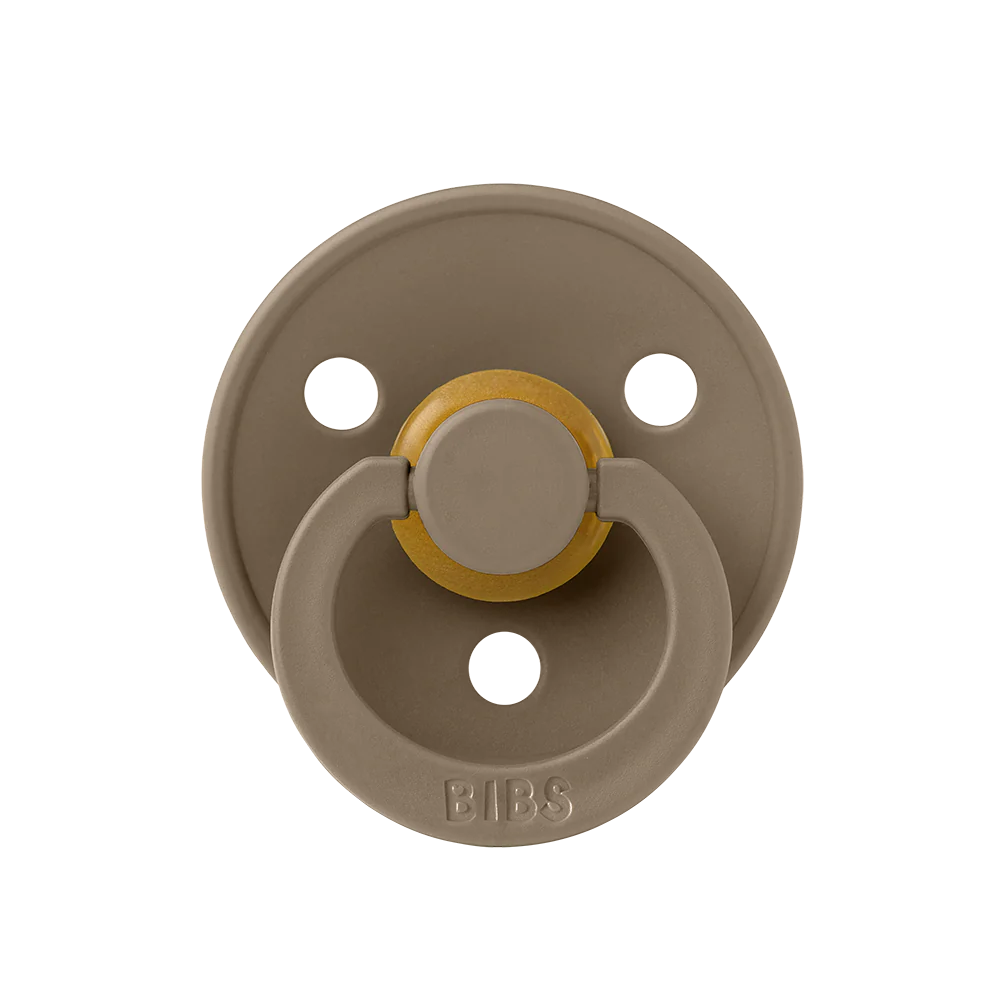 BIBS Round Colour Pacifiers - Size 2 (6-18m)
