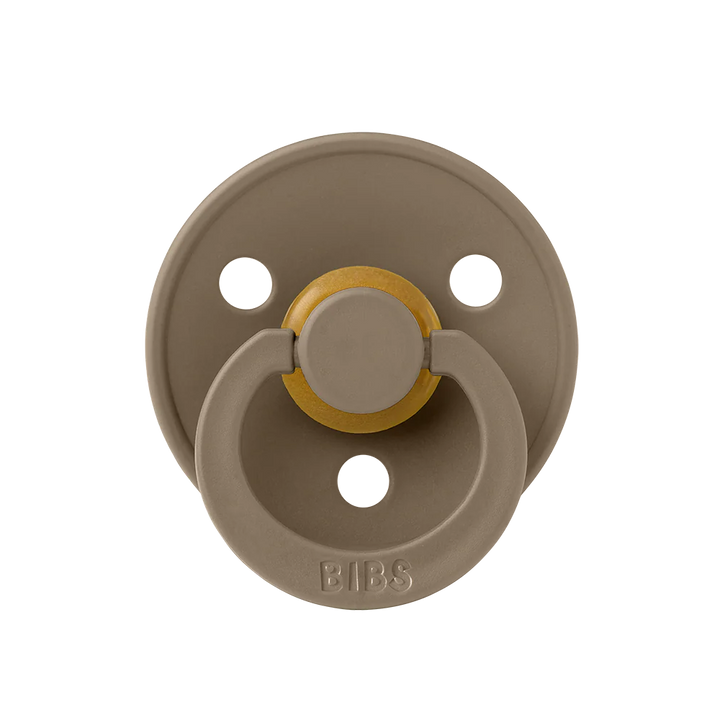 BIBS Round Colour Pacifiers - Size 2 (6-18m)