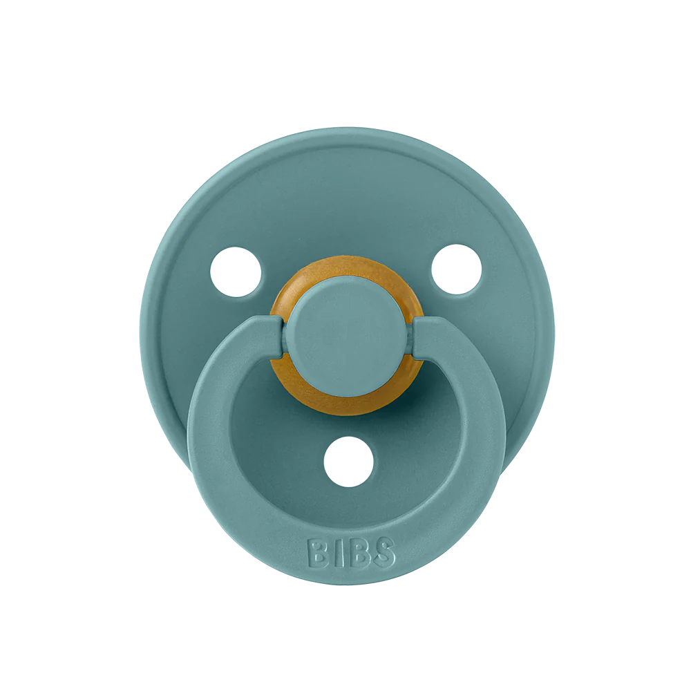 BIBS Round Colour Pacifiers - Size 2 (6-18m)