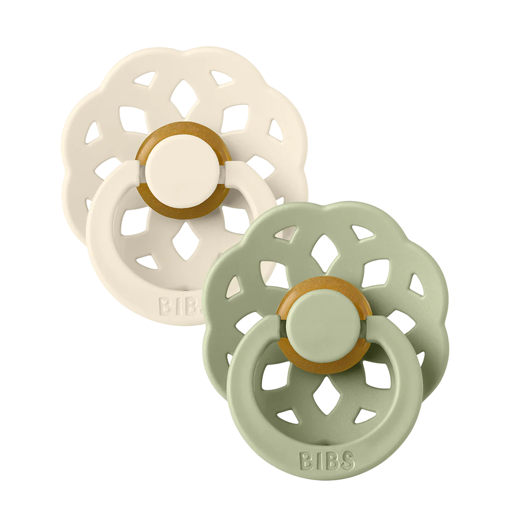 BIBS Round Boheme Pacifier - Size 2 (6-18m)