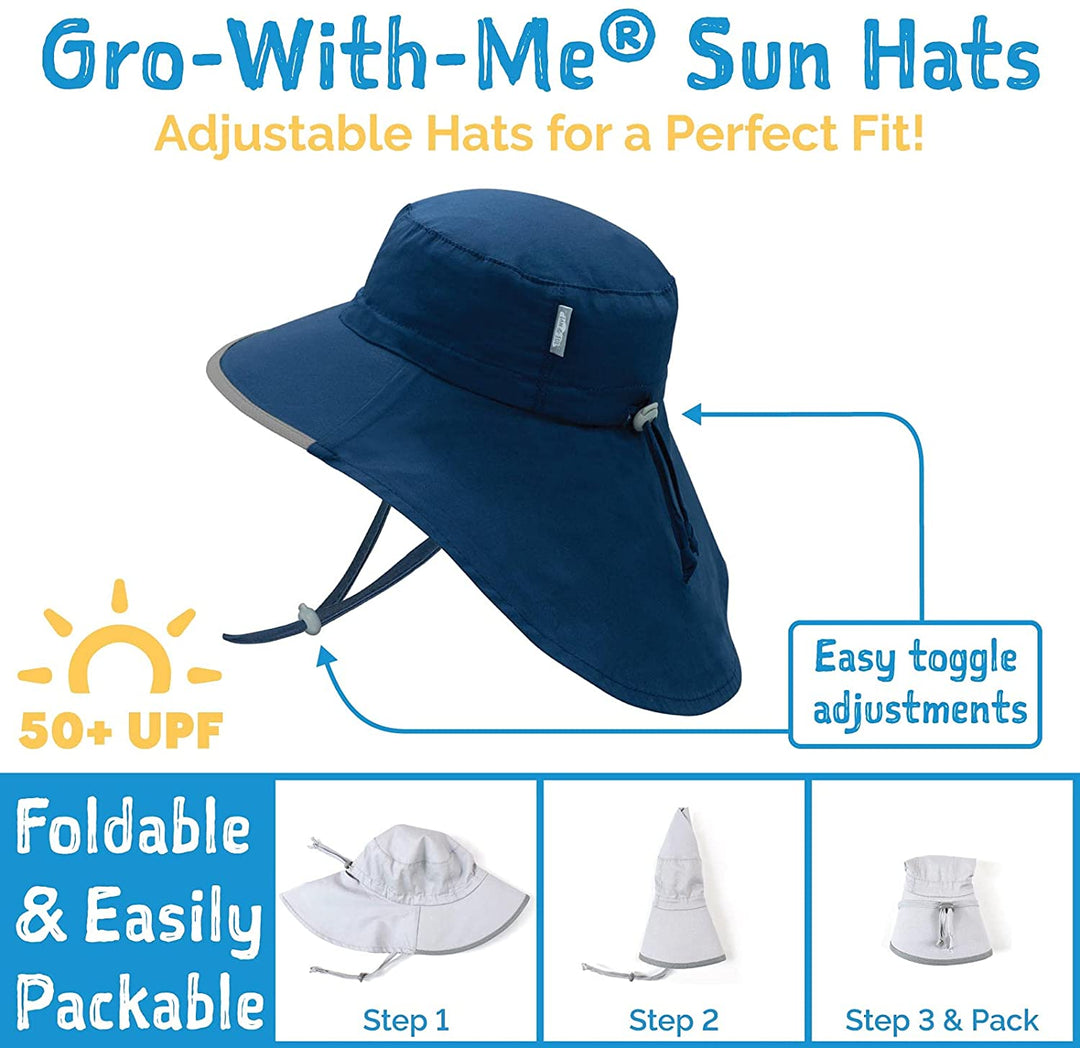 Jan &amp; Jul Gro-With-Me Cotton Adventure Hat - Tiger