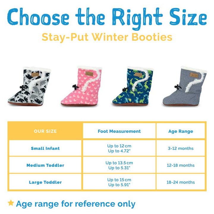 Jan &amp; Jul Stay-Put Cozy Booties - Black