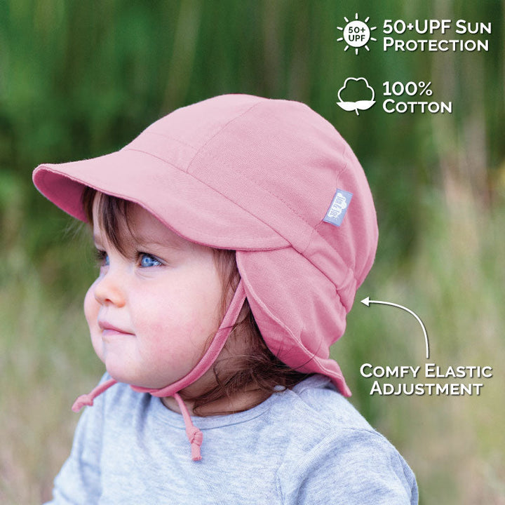 Jan &amp; Jul Sun Soft Baby Cap - Rose Quartz